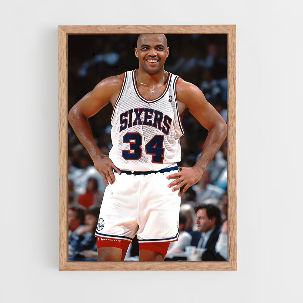 Poster Charles barkley – affiche Basketball (vue 4)